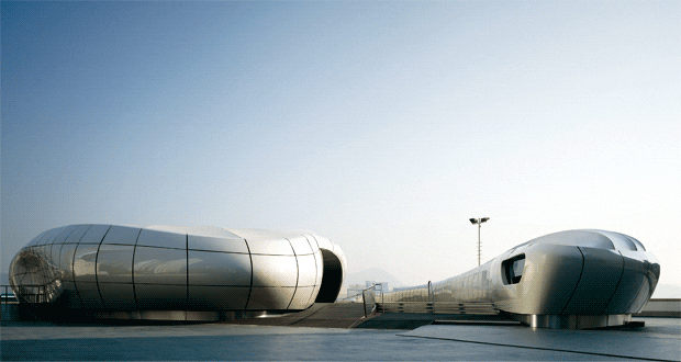 Zaha Hadid futuristic caravan