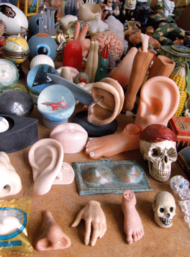 Archive of body part objects 