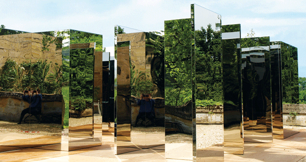 Simplified Mirror Labyrinth I by Jeppe Hein