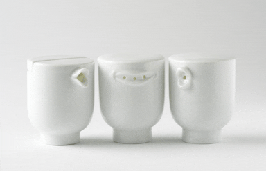 Talking soy sauce, salt and pepper pots, which mimic the Japanese words for their contents, 2007