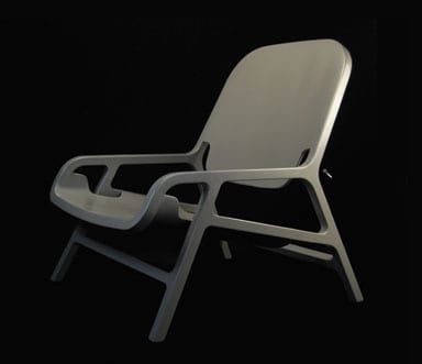 Retouched photograph of Geoffrey Lilge’s L40 armchair, 2008