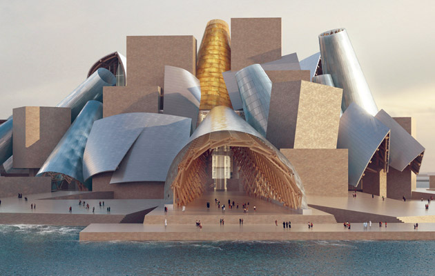 Frank Gehry’s designs for the Guggenheim in Abu Dhabi