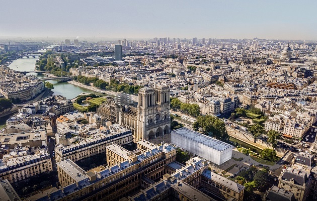 The Notre-Dame proposal from above