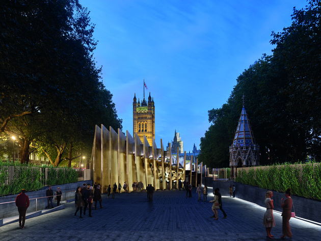 David Adjaye and Ron Arad's proposed design for the National Holocaust Memorial in London