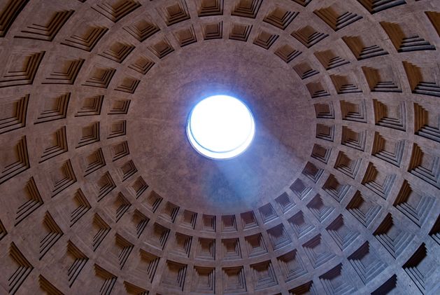 wynand van poortvliet pantheon roof detail rome ICON