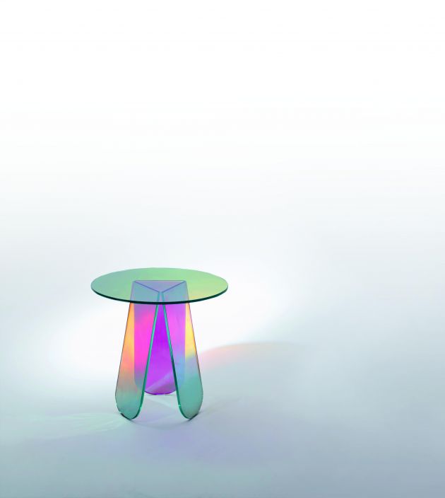 Patricia Urquiola's Shimmer 2 coffee table, for Glas Italia. Image courtesy of Design Museum Ghent.