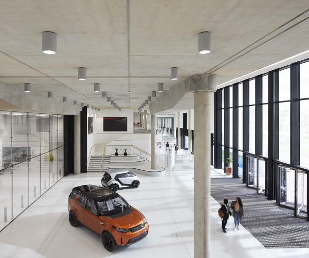 Abundant natural light allows the cars to be lit as they would outside. Photo: Hufton + Crow.