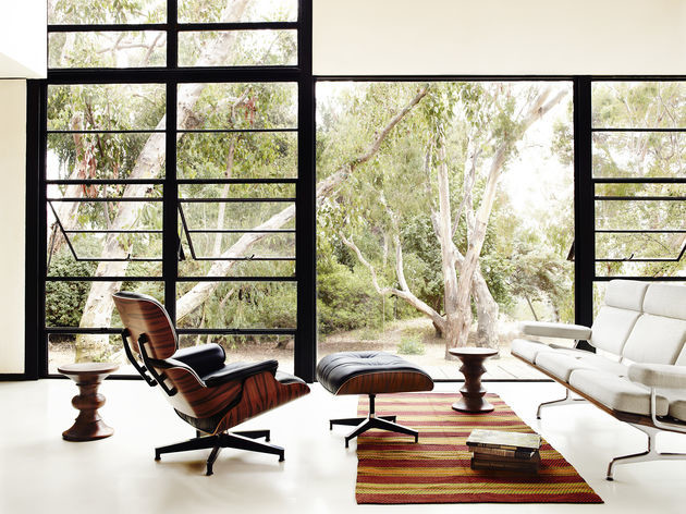 The Eames Lounge Chair and Ottoman. Photo courtesy Herman Miller