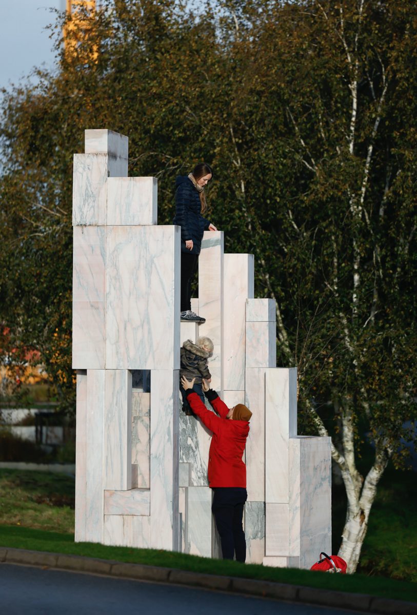 Superflex, Billund, Denmark, Billund sculptures, public art, play contract, iconeye, ICON magazine