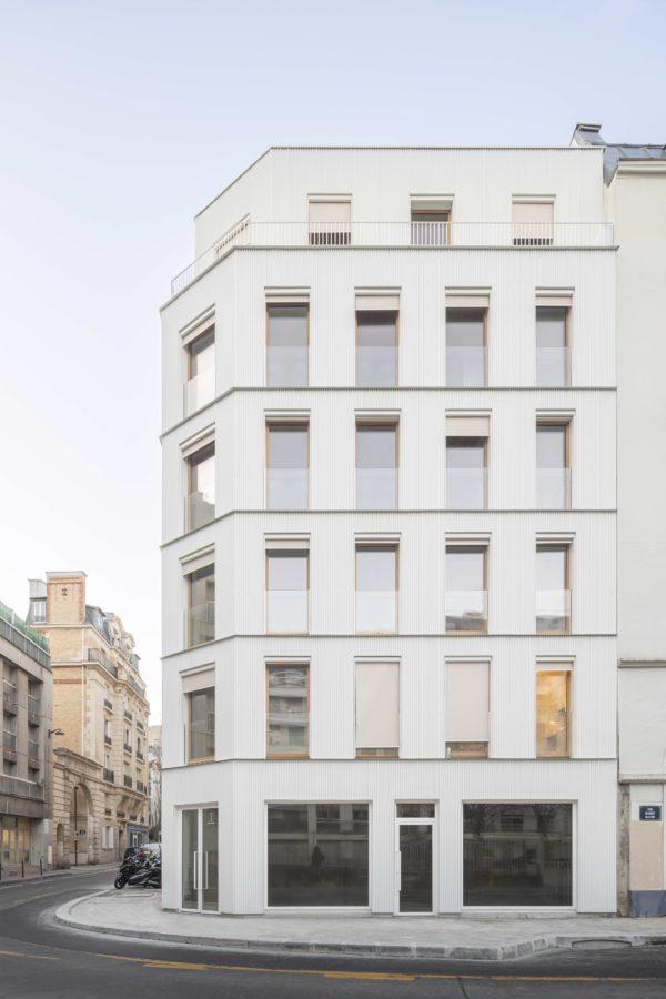 Mobile Architectural Office Paris architecture exterior facade white