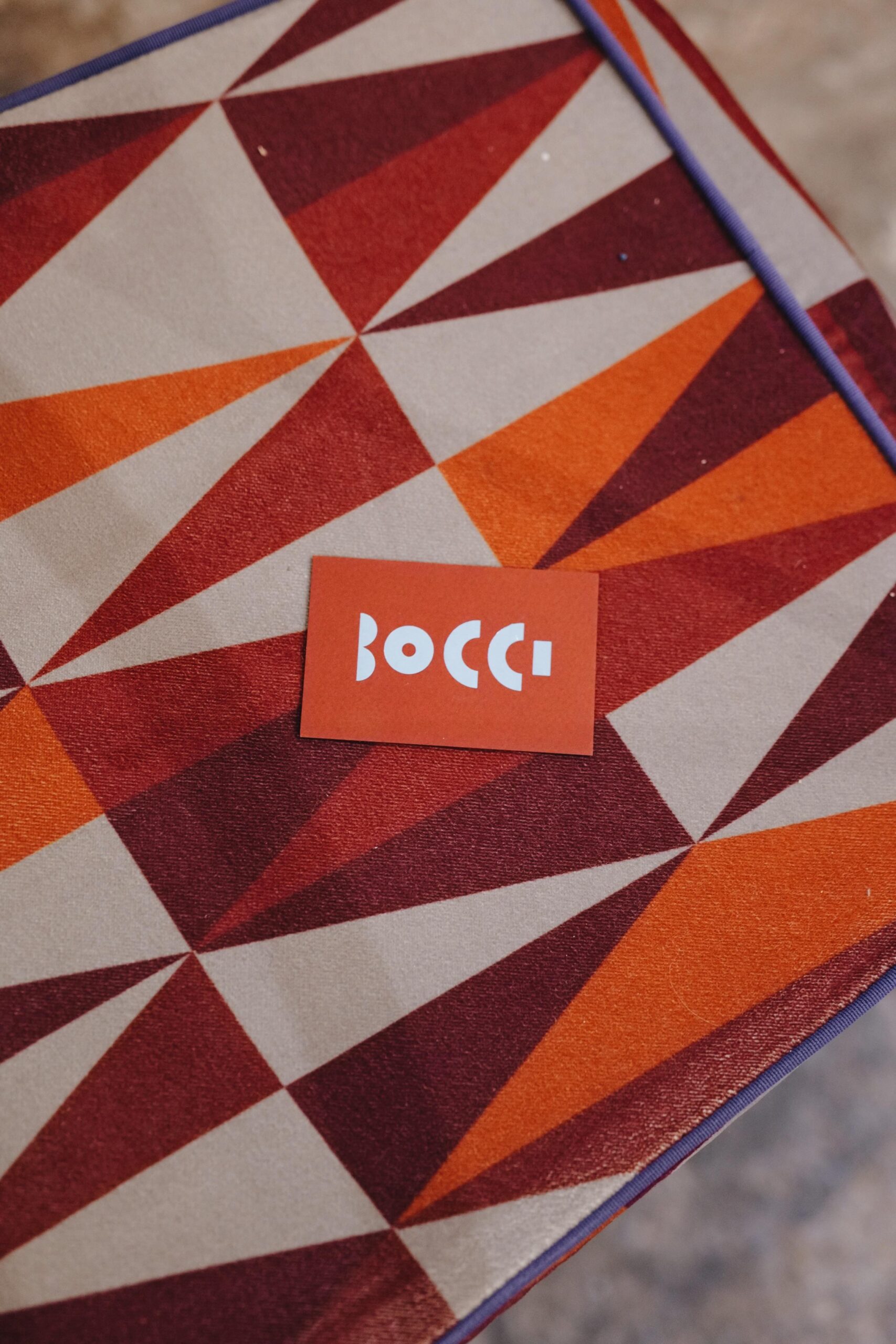 Bocci Studio Frith rebrand pattern 