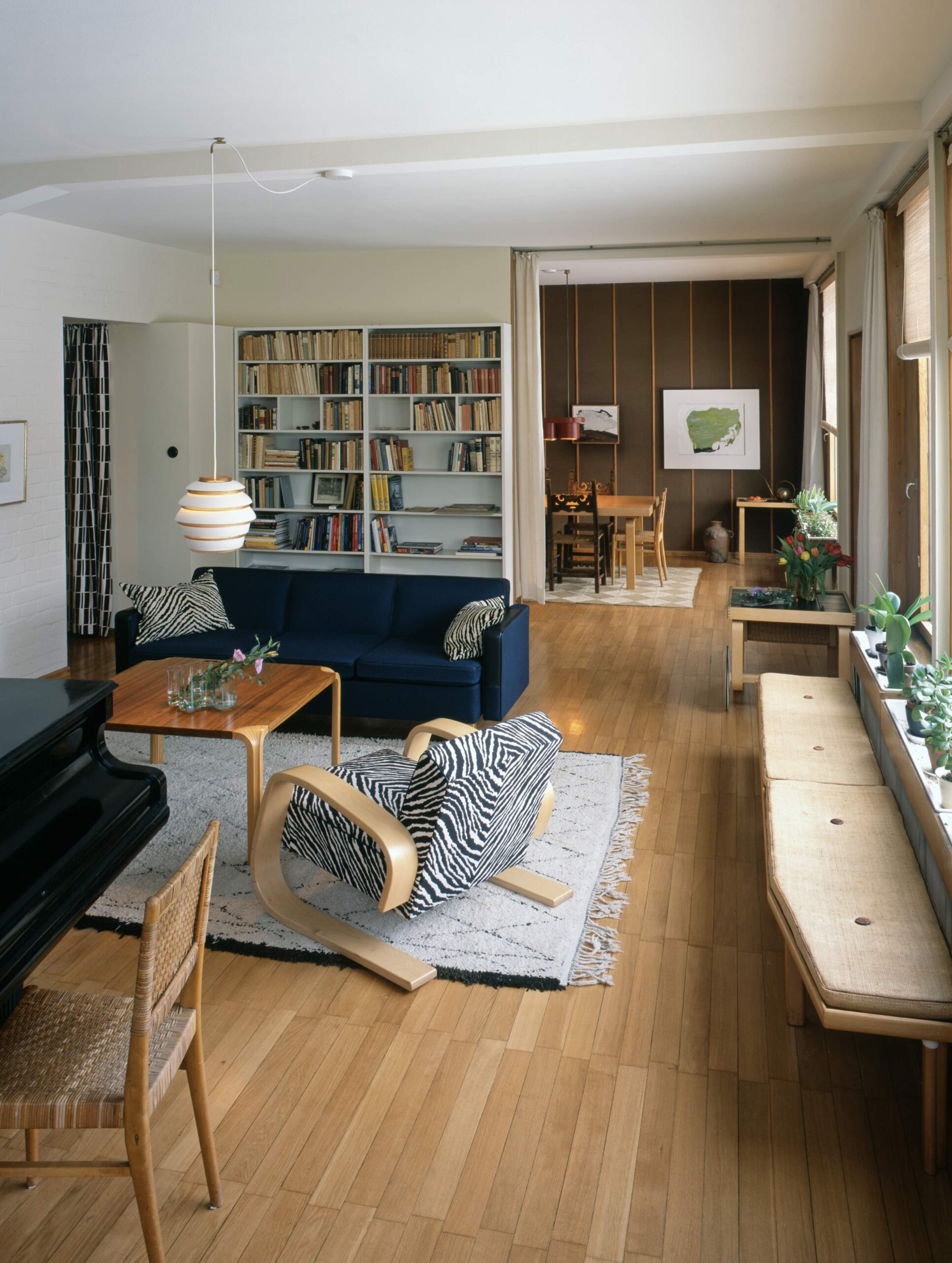 Aalto House living room Helsinki Finnish design