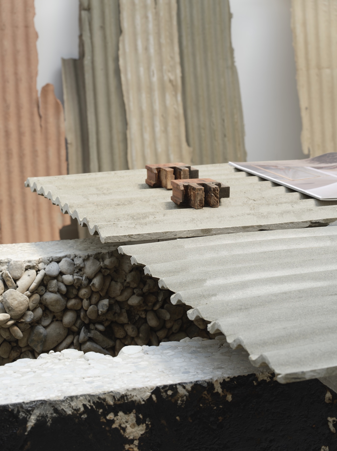 Build of Site 2025 Venice Architecture Biennale Danish Pavilion materials